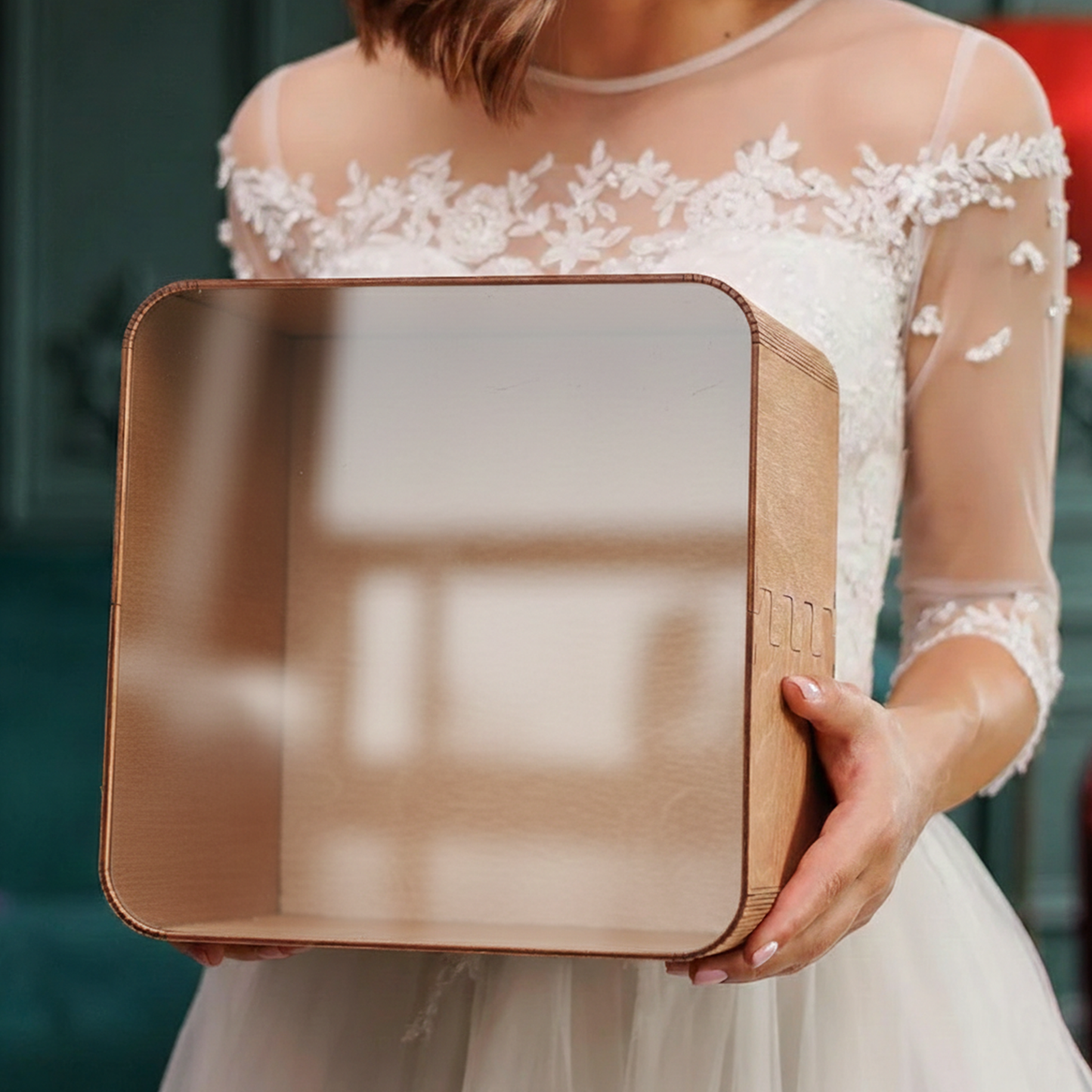 Personalized Wedding Card Box | Soft Bloom