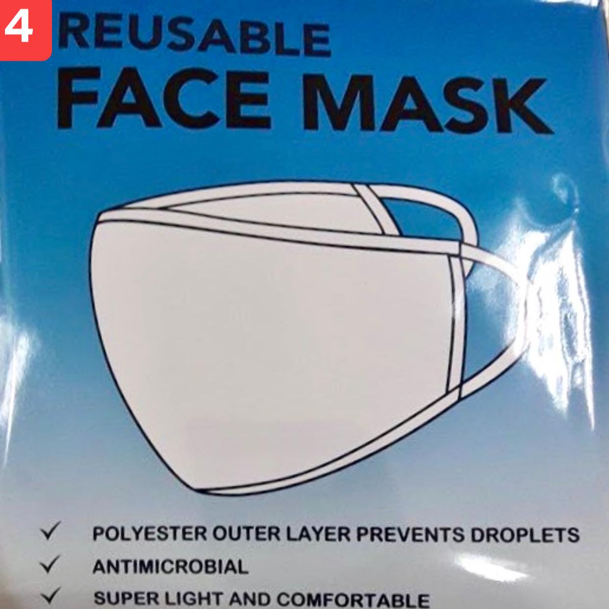 NB 2020 - Cloth Face Mask 1 pcs, 3 pcs, 6 pcs, 10 pcs