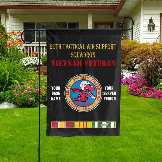 20TH TACTICAL AIR SUPPORT SQUADRON - Double Sided 30"x40" Flag