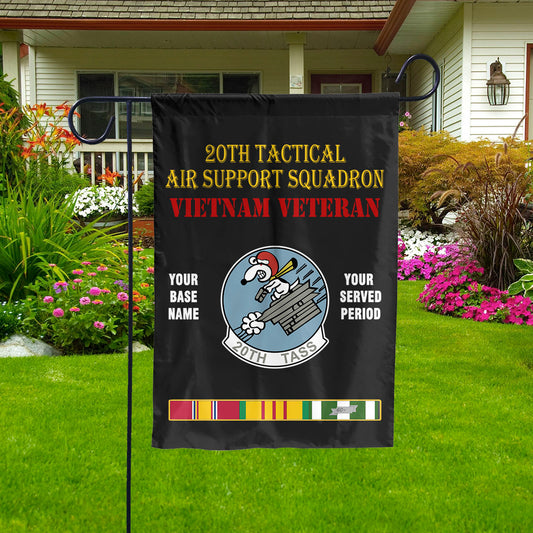 20TH TACTICAL AIR SUPPORT SQUADRON - Double Sided 30"x40" Flag
