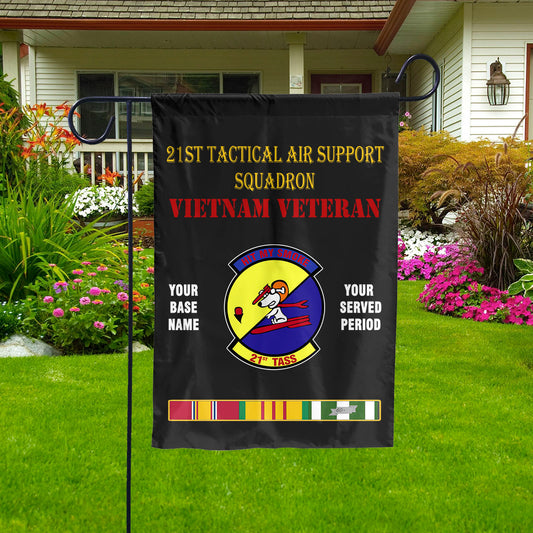 21ST TACTICAL AIR SUPPORT SQUADRON - Double Sided 30"x40" Flag