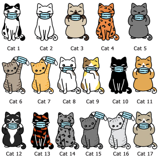 Cat Mom 2020 Quarantine With My Cats Personalized Cloth Face Mask