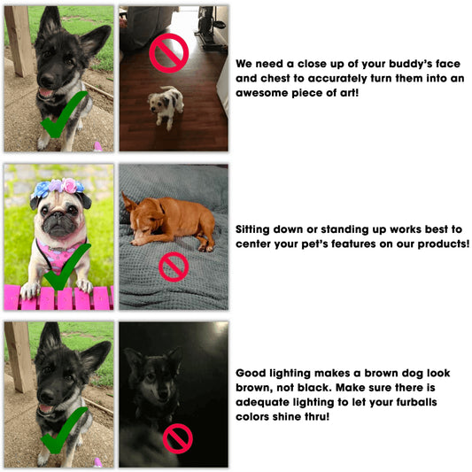 Custom Pet Print - Cloth Face Mask 1 pcs, 3 pcs, 6 pcs, 10 pcs