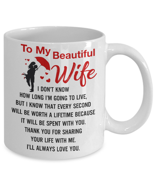 I DON'T KNOW HOW LONG I'M GOING TO LIVE - TO MY WIFE MUG - NLD STORE