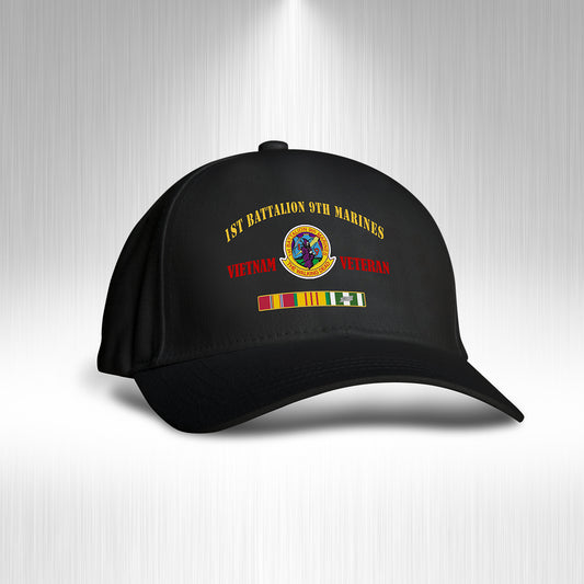 1ST BATTALION 9TH MARINES EMBROIDERED HAT