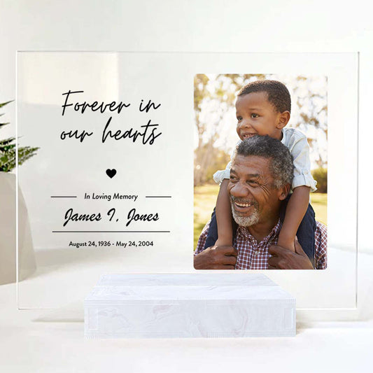Grandpa Memorial Picture Frame • Custom Photo • Personalized Memorial Photo Plaque • Sympathy Gift For Loss Of Grandfather