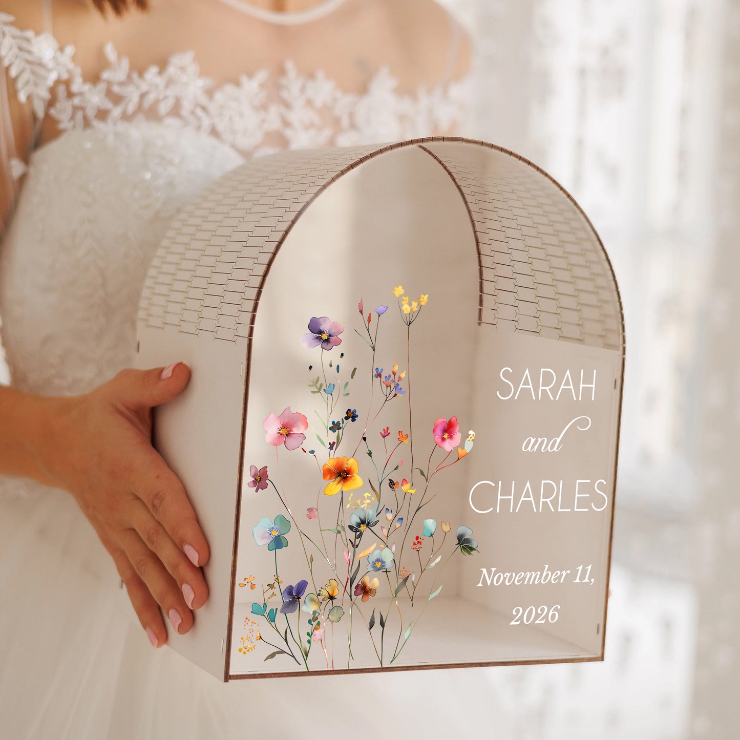 Personalized Wedding Card Box | Classic Vibe