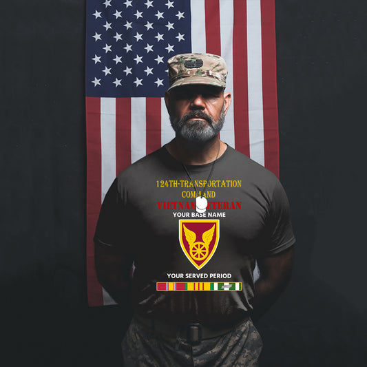 124TH TRANSPORTATION COMMAND PREMIUM T-SHIRT SWEATSHIRT HOODIE
