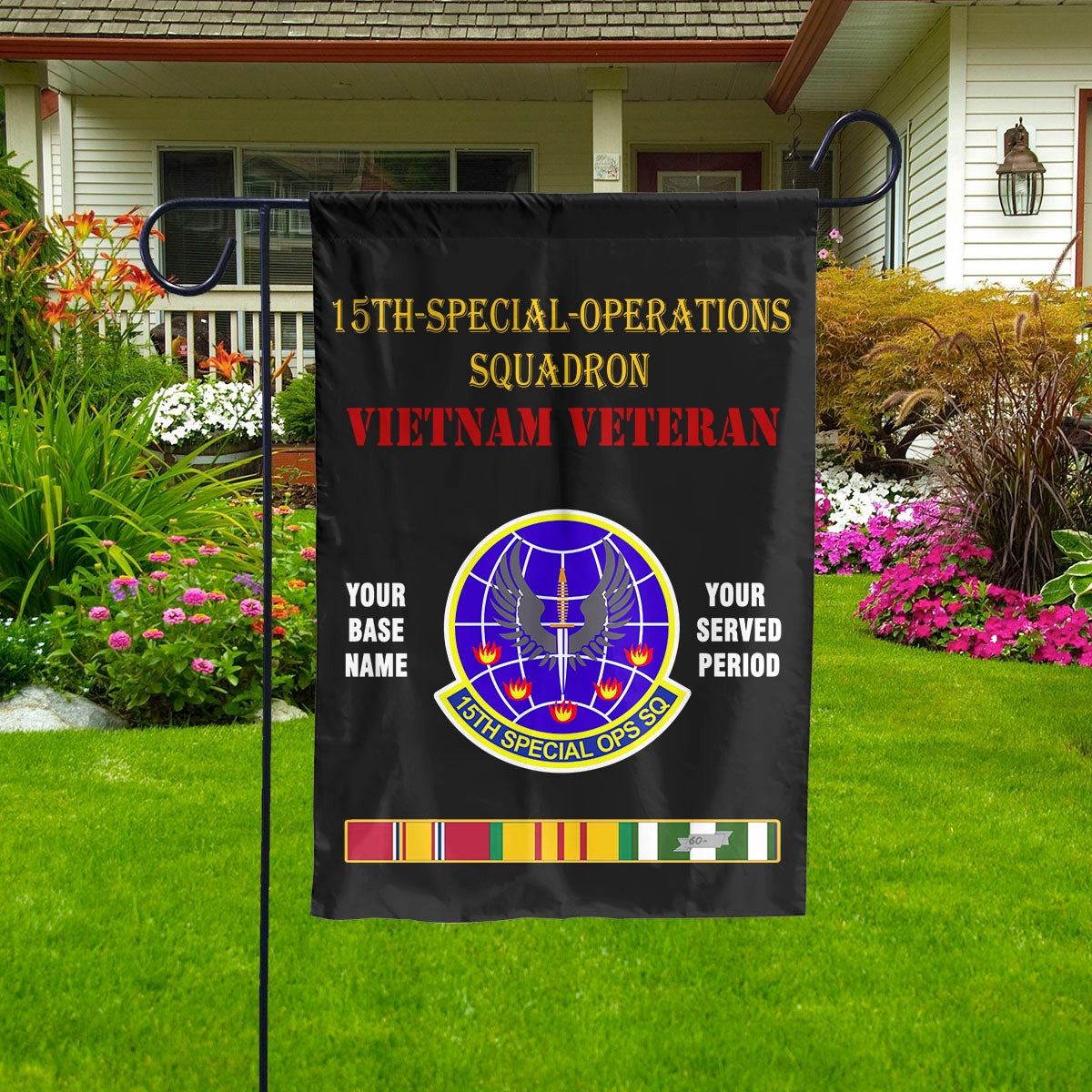 15TH SPECIAL OPERATIONS SQUADRON - Double Sided 30"x40" Flag