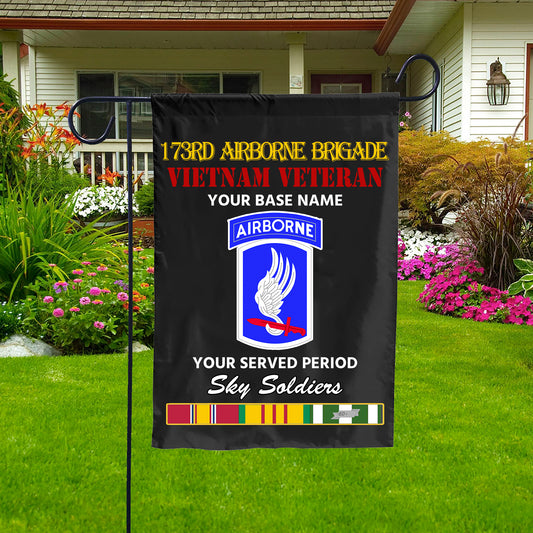 173RD AIRBORNE BRIGADE DOUBLE-SIDED PRINTED 12"x18" GARDEN FLAG