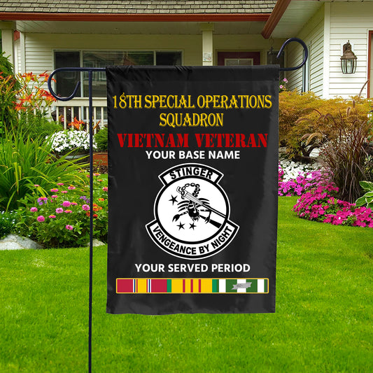 18TH SPECIAL OPERATIONS SQUADRON DOUBLE-SIDED PRINTED 12"x18" GARDEN FLAG