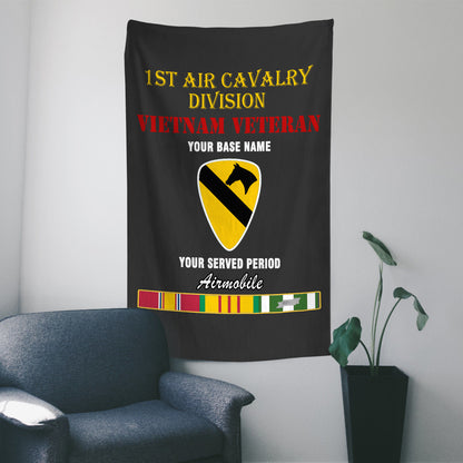 1ST AIR CAVALRY DIVISION WALL FLAG VERTICAL HORIZONTAL 36 x 60 INCHES WALL FLAG