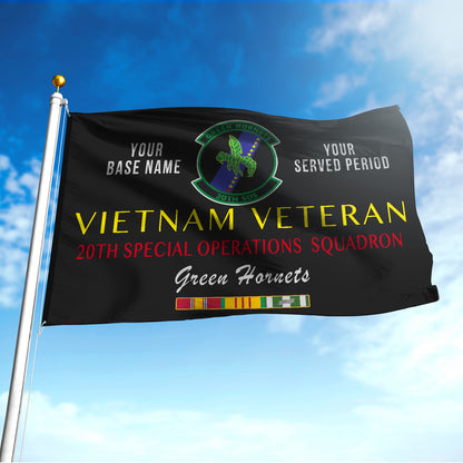 20TH SPECIAL OPERATIONS SQUADRON FLAG DOUBLE-SIDED PRINTED 30"x40" FLAG