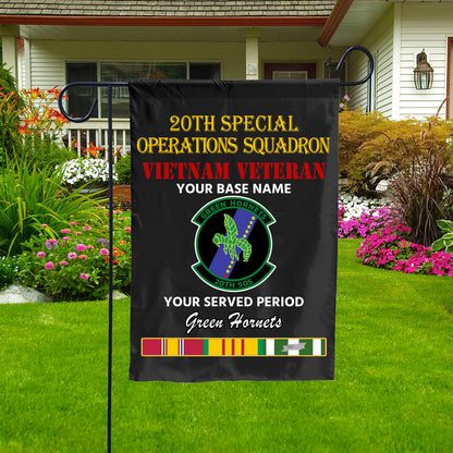 20TH SPECIAL OPERATIONS SQUADRON DOUBLE-SIDED PRINTED 12"x18" GARDEN FLAG