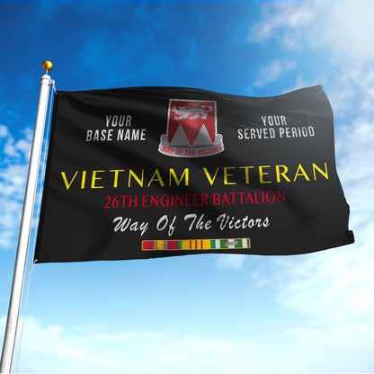 26TH ENGINEER BATTALION FLAG DOUBLE-SIDED PRINTED 30"x40" FLAG
