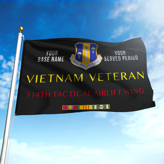 314TH TACTICAL AIRLIFT WING - Double Sided 30"x40" Flag