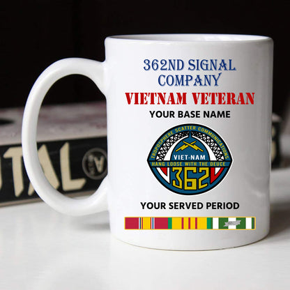 362ND SIGNAL COMPANY BLACK WHITE 11oz 15oz COFFEE MUG