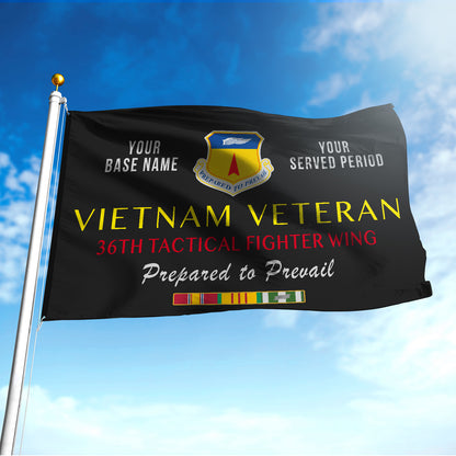 36TH TACTICAL FIGHTER WING FLAG DOUBLE-SIDED PRINTED 30"x40" FLAG