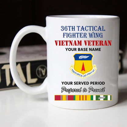 36TH TACTICAL FIGHTER WING BLACK WHITE 11oz 15oz COFFEE MUG