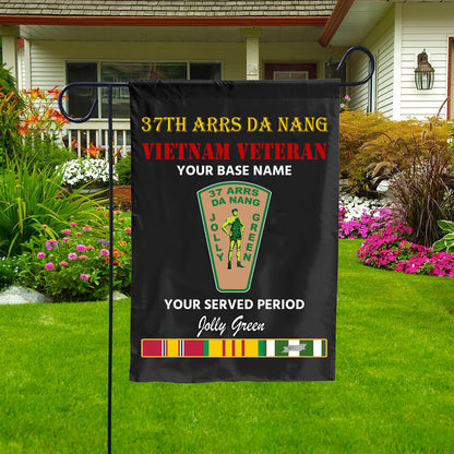 37TH ARRS DA NANG DOUBLE-SIDED PRINTED 12"x18" GARDEN FLAG