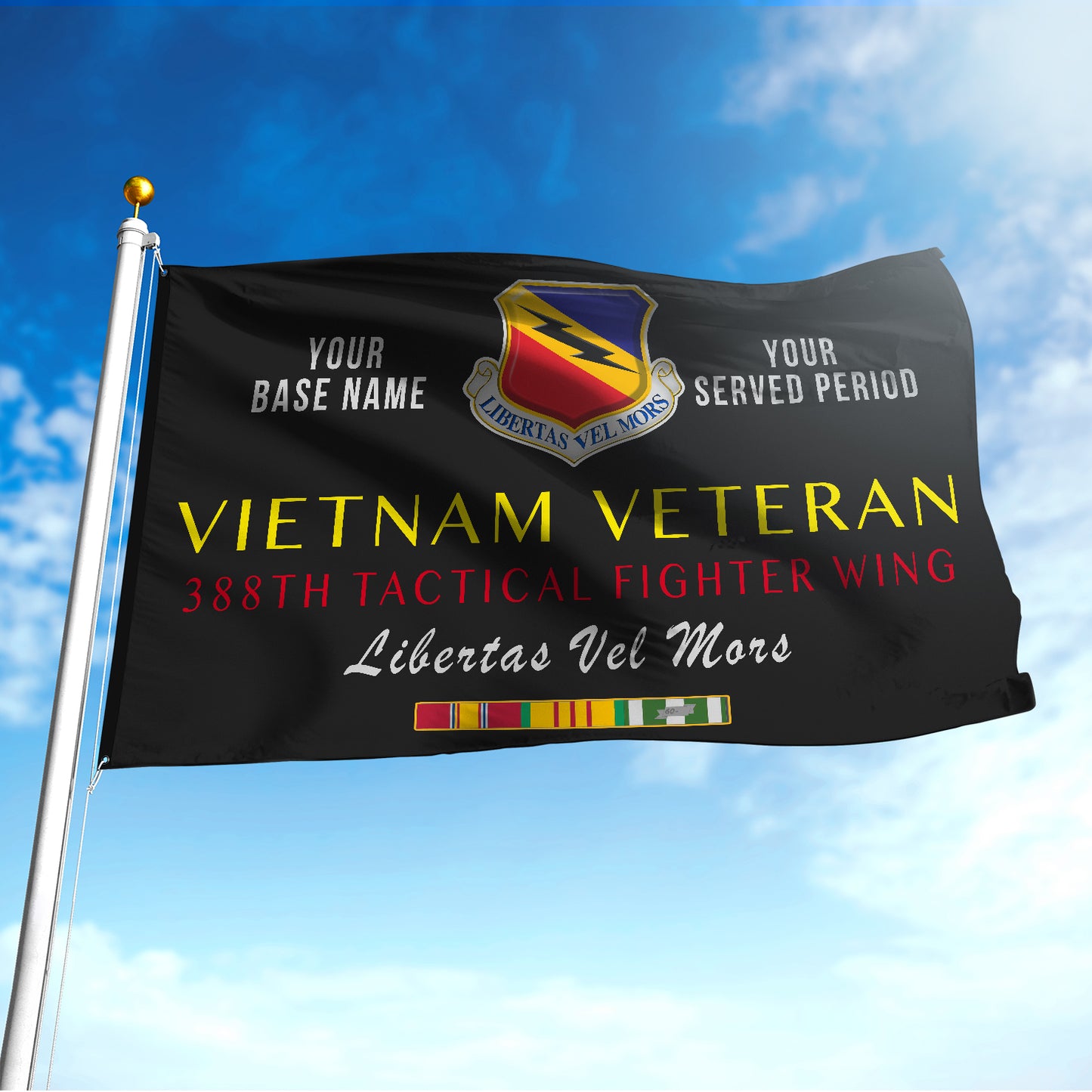 388TH TACTICAL FIGHTER WING FLAG DOUBLE-SIDED PRINTED 30"x40" FLAG