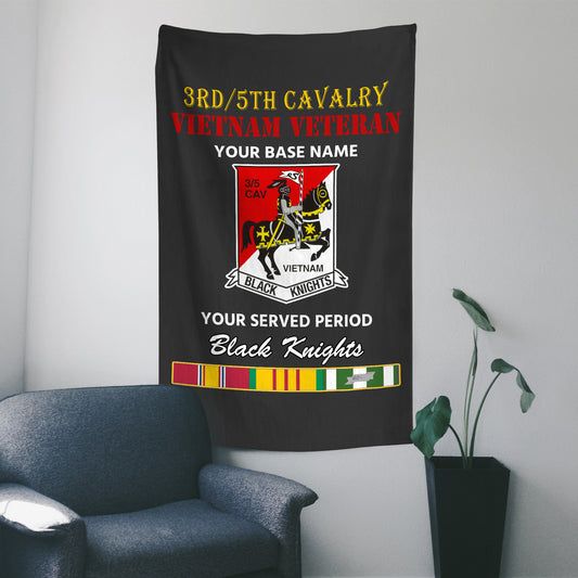 3RD 5TH CAVALRY WALL FLAG VERTICAL HORIZONTAL 36 x 60 INCHES WALL FLAG
