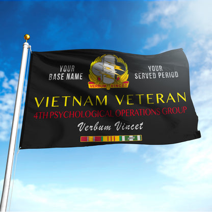 4TH PSYCHOLOGICAL OPERATIONS FLAG DOUBLE-SIDED PRINTED 30"x40" FLAG