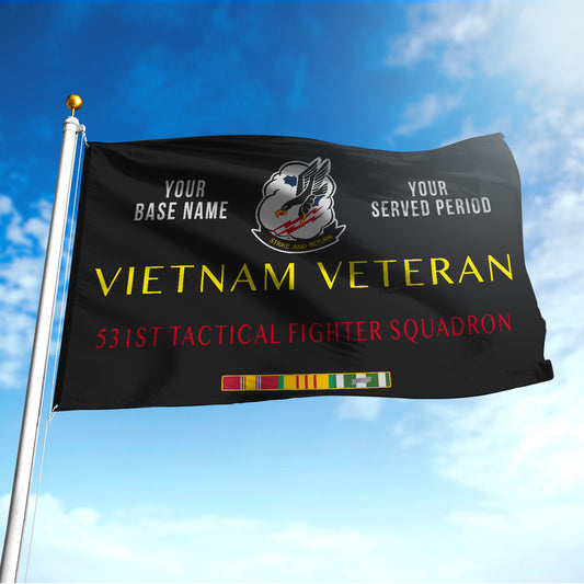531ST TACTICAL FIGHTER SQUADRON FLAG DOUBLE-SIDED PRINTED 30"x40" FLAG