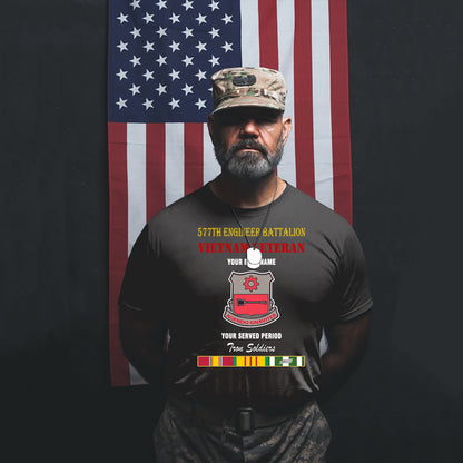 577TH ENGINEER BATTALION PREMIUM T-SHIRT SWEATSHIRT HOODIE