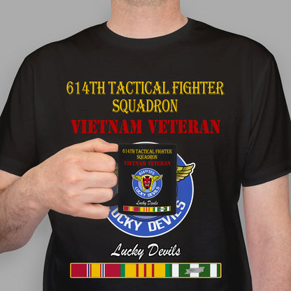 614th Tactical Fighter Squadron Premium T-Shirt Sweatshirt Hoodie For Men