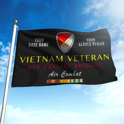 6TH CAVALRY BRIGADE FLAG DOUBLE-SIDED PRINTED 30"x40" FLAG