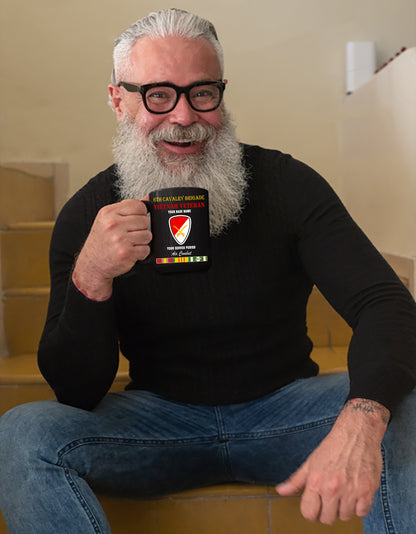6TH CAVALRY BRIGADE BLACK WHITE 11oz 15oz COFFEE MUG