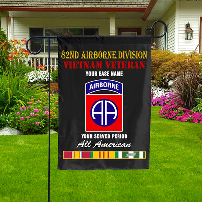 82ND AIRBORNE DIVISION DOUBLE-SIDED PRINTED 12"x18" GARDEN FLAG