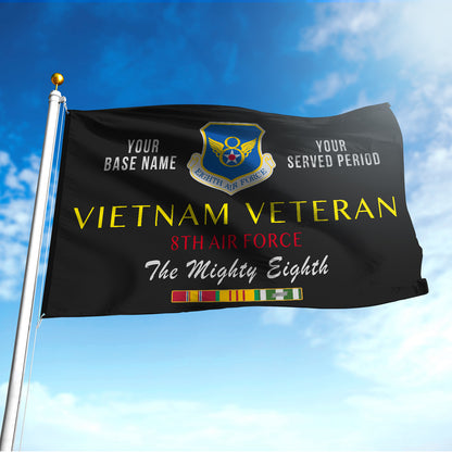 8TH AIR FORCE FLAG DOUBLE-SIDED PRINTED 30"x40" FLAG