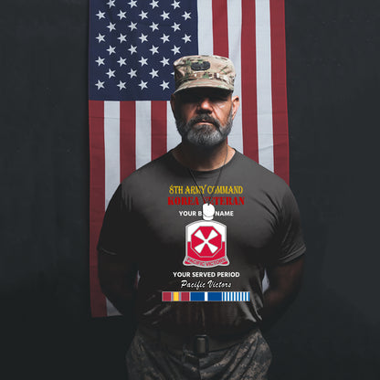 8TH ARMY COMMAND PREMIUM T-SHIRT SWEATSHIRT HOODIE