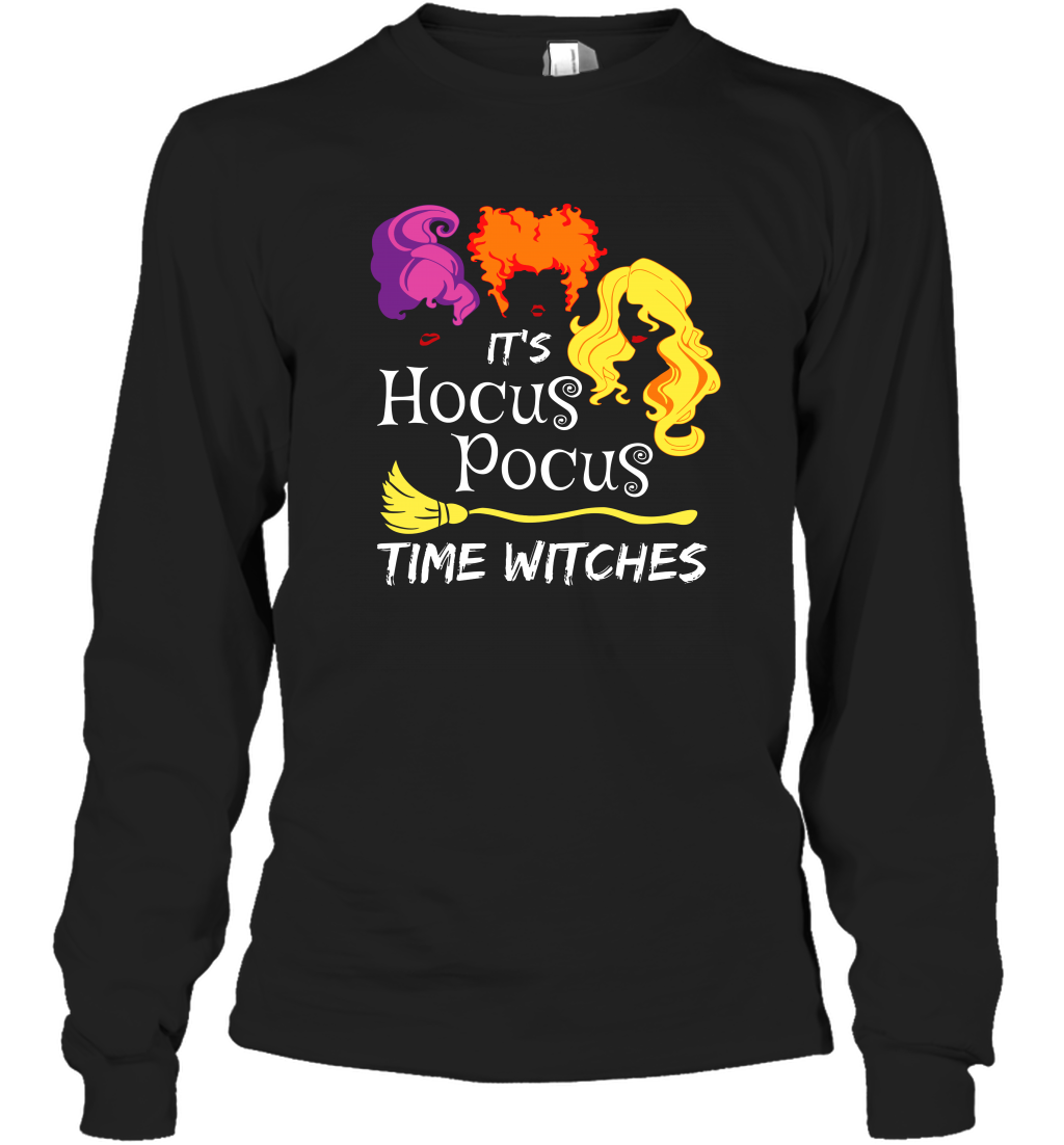 It's Hocus-Pocus-Time Witches Halloween Movie T-Shirt Sweatshirt Hoodie for Men Women