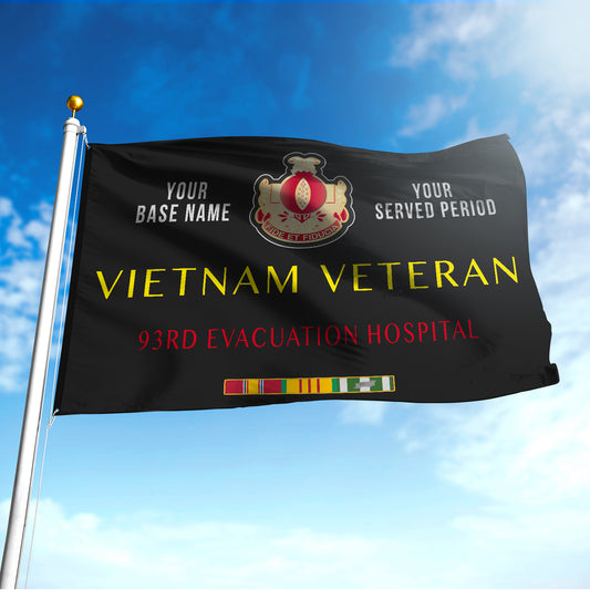 93RD EVACUATION HOSPITAL FLAG DOUBLE-SIDED PRINTED 30"x40" FLAG