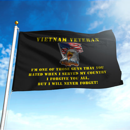 I FORGIVE YOU ALL BUT I WILL NEVER FORGET - Double Sided 30"x40" Flag