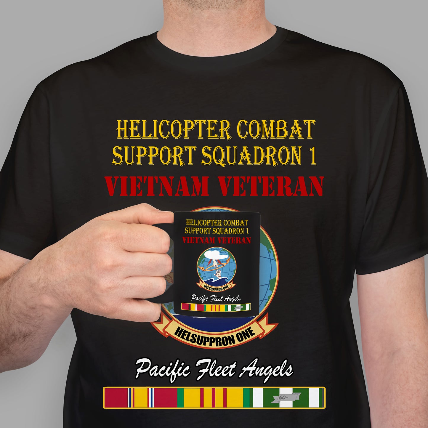 Helicopter Combat Support Squadron 1 Premium T-Shirt Sweatshirt Hoodie For Men