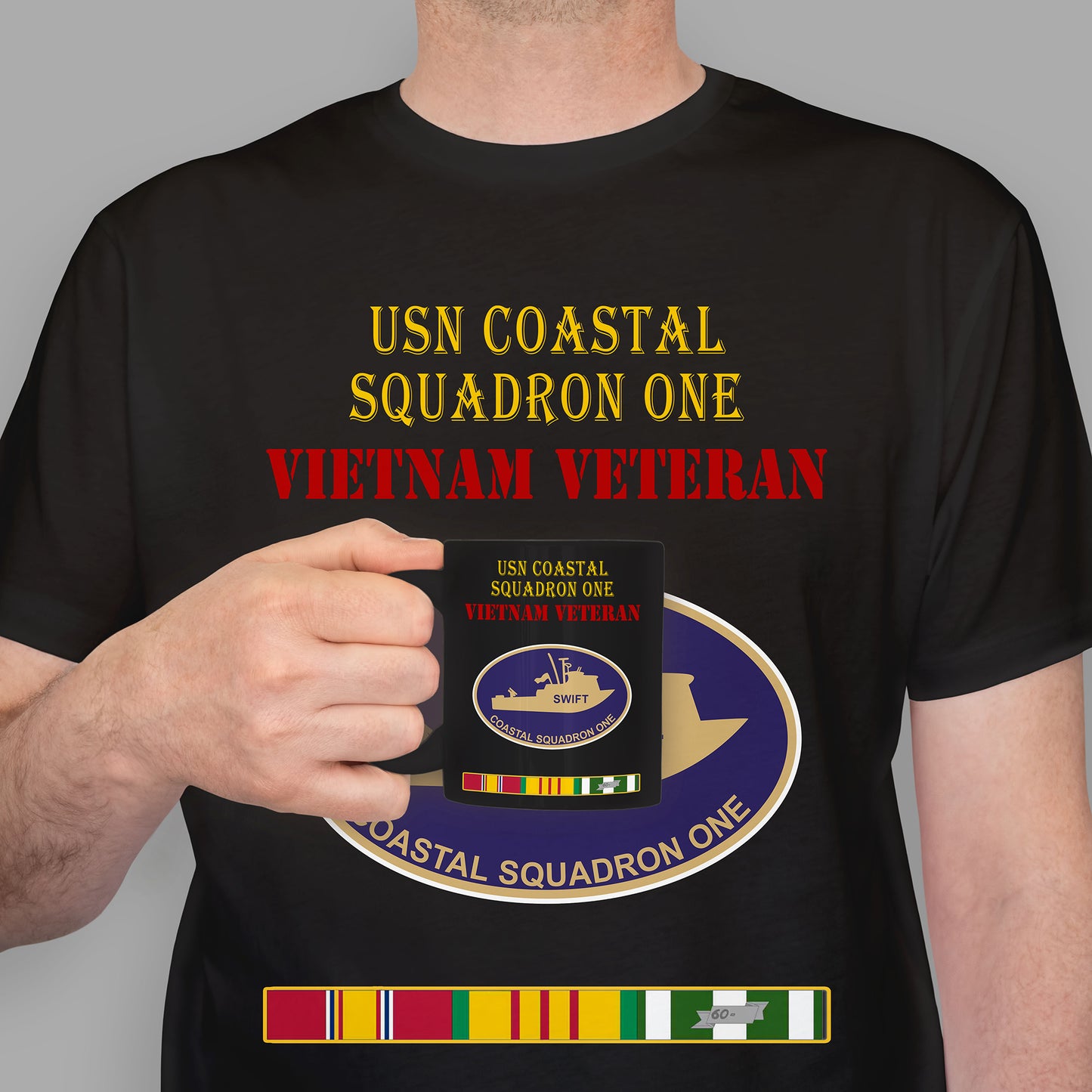 USN Coastal Squadron One Premium T-Shirt Sweatshirt Hoodie For Men