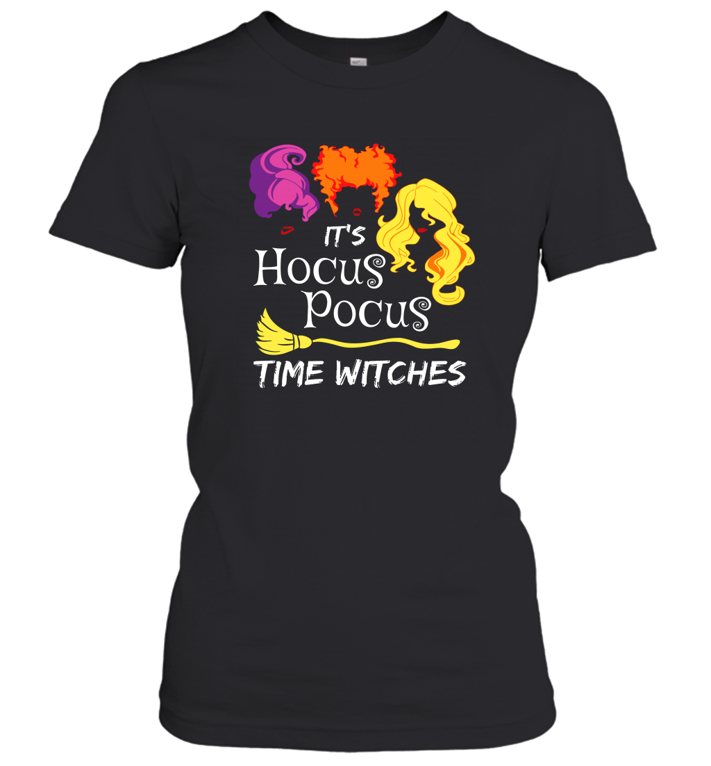 It's Hocus-Pocus-Time Witches Halloween Movie T-Shirt Sweatshirt Hoodie for Men Women
