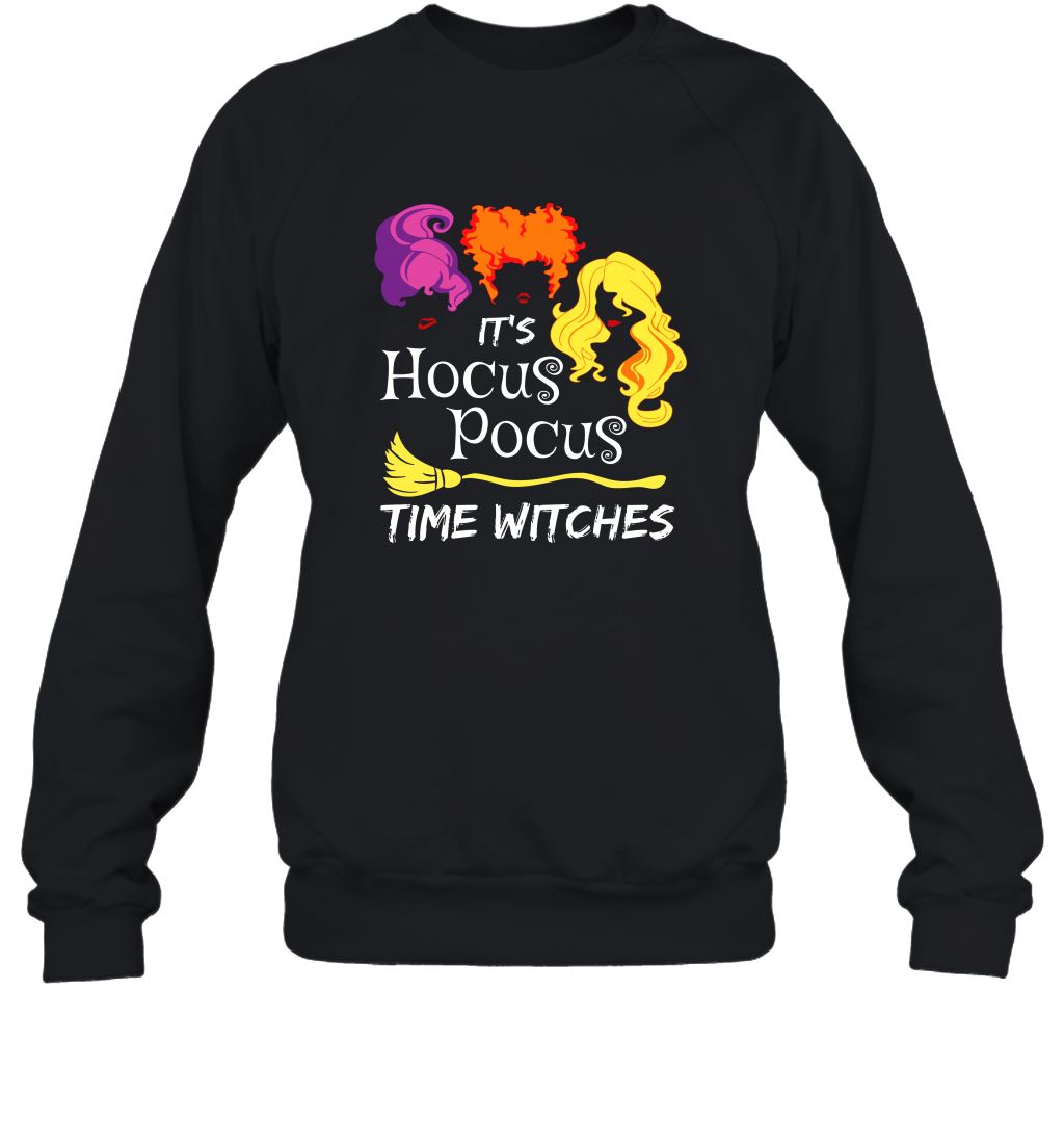 It's Hocus-Pocus-Time Witches Halloween Movie T-Shirt Sweatshirt Hoodie for Men Women