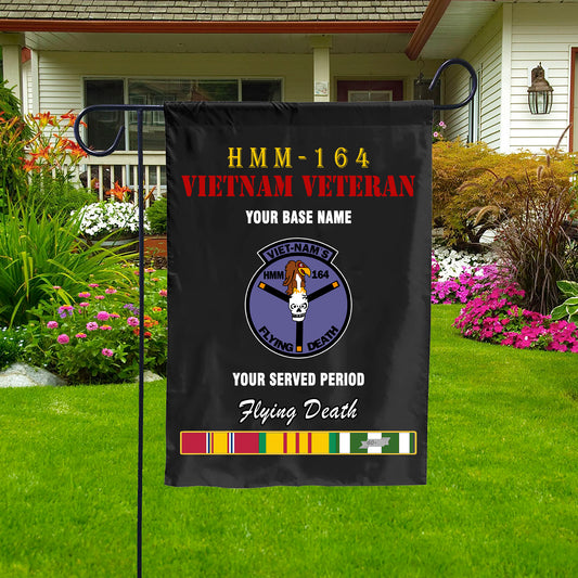 HMM 164 DOUBLE-SIDED PRINTED 12"x18" GARDEN FLAG
