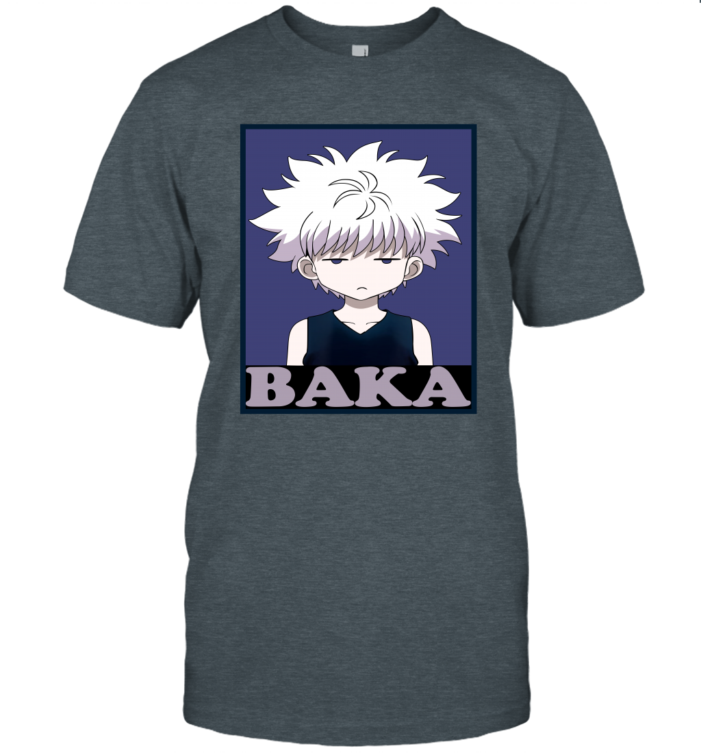 Baka-Killua Art Cute Hunter-X-Hunter Anime Manga T-Shirt Sweatshirt Hoodie for Men Women