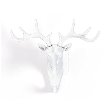 Wall Hanging Hook Vintage Deer Head Antlers for Hanging Clothes Hat Scarf Key