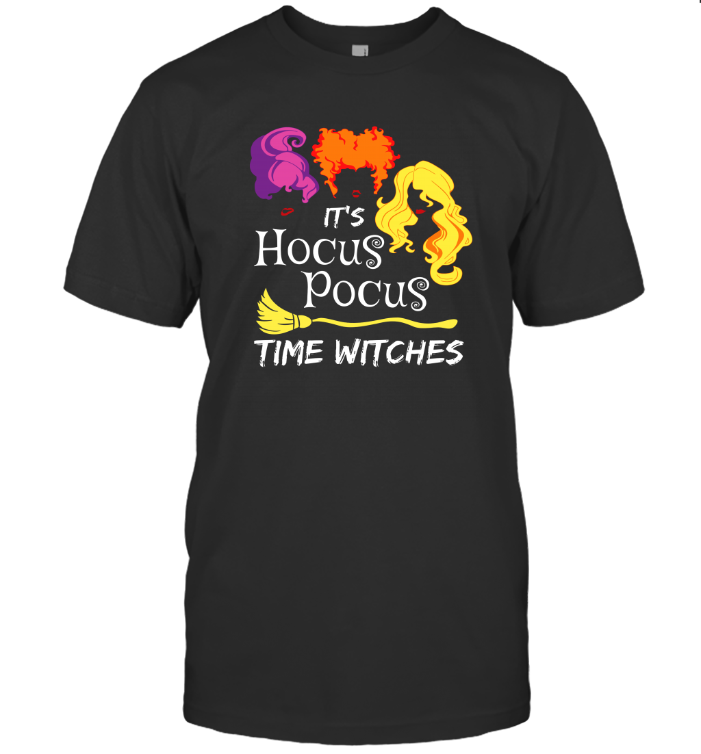 It's Hocus-Pocus-Time Witches Halloween Movie T-Shirt Sweatshirt Hoodie for Men Women