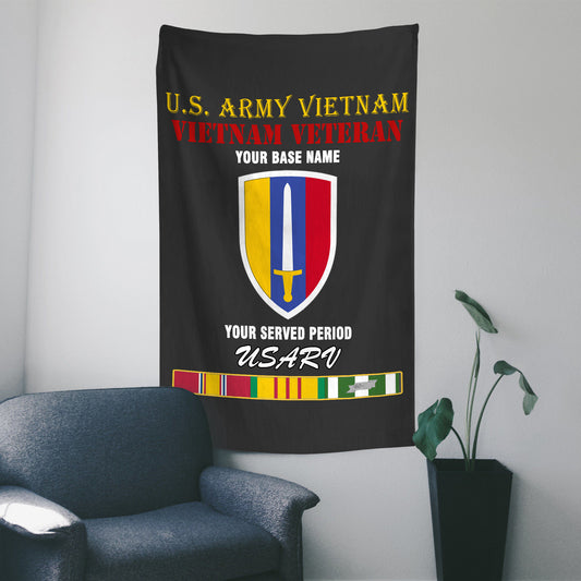 UNITED STATES ARMY VIETNAM WALL FLAG VERTICAL HORIZONTAL 36 x 60 INCHES WALL FLAG