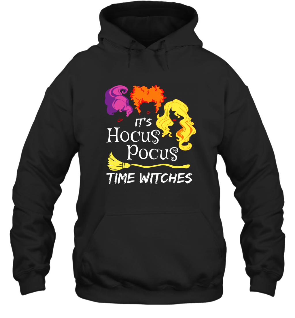 It's Hocus-Pocus-Time Witches Halloween Movie T-Shirt Sweatshirt Hoodie for Men Women