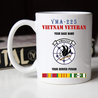 VMA 225 BLACK WHITE 11oz 15oz COFFEE MUG